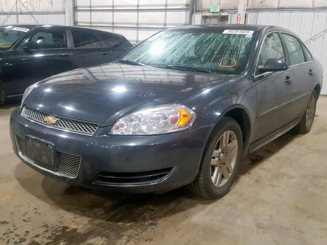 2G1WG5E34D1259308 - 2013 CHEVROLET IMPALA LT GRAY photo 2