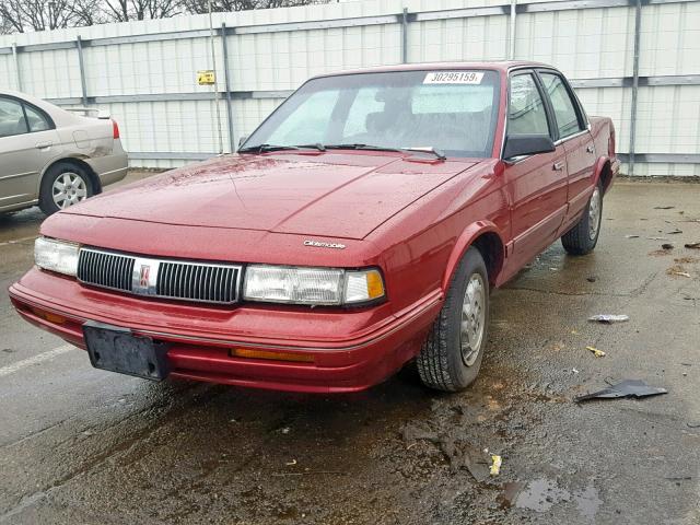 1G3AG55M1R6338154 - 1994 OLDSMOBILE CUTLASS CI Bordo foto 2