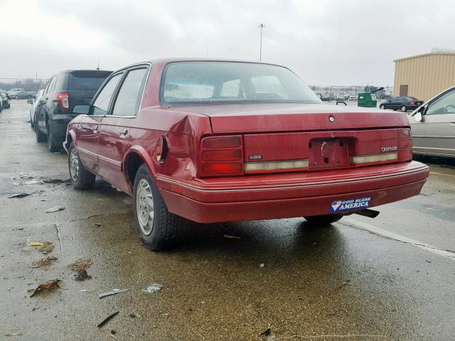 1G3AG55M1R6338154 - 1994 OLDSMOBILE CUTLASS CI Bordo foto 3