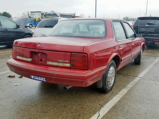 1G3AG55M1R6338154 - 1994 OLDSMOBILE CUTLASS CI Bordo foto 4