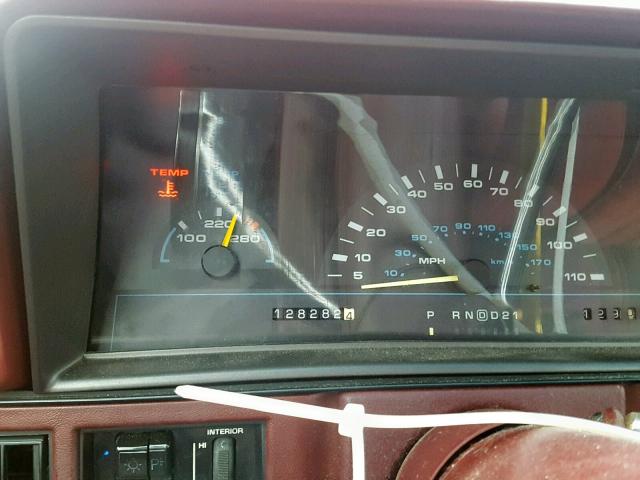 1G3AG55M1R6338154 - 1994 OLDSMOBILE CUTLASS CI Bordo foto 8