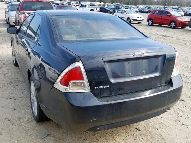 3FAHP06Z77R116154 - 2007 FORD FUSION S BLACK photo 3