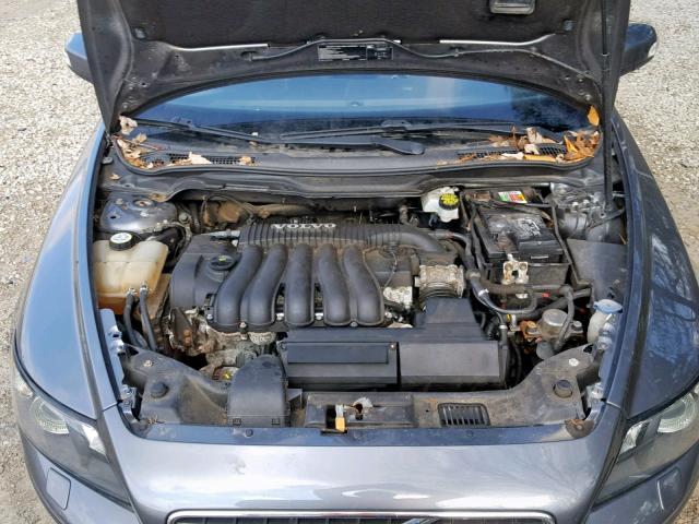 YV1MS382X72294258 - 2007 VOLVO S40 2.4I GRAY photo 7