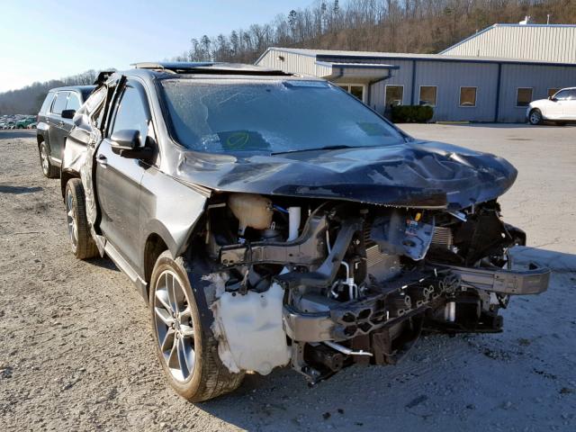 2FMTK4K85FBB65109 - 2015 FORD EDGE TITAN GRAY photo 1