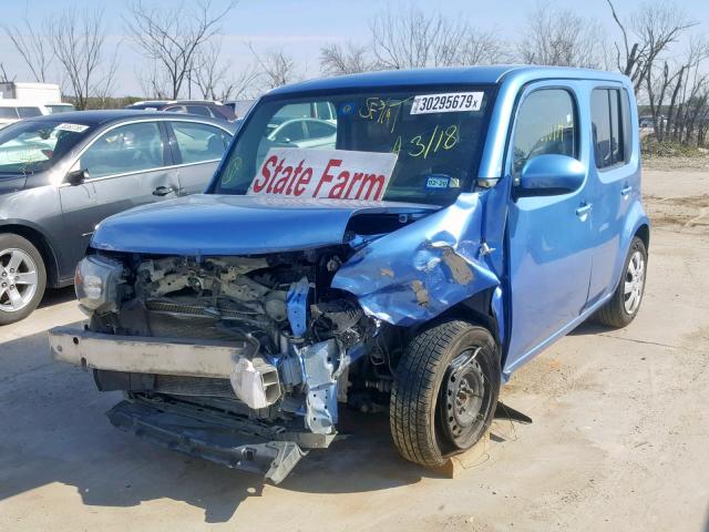 JN8AZ2KR0DT306139 - 2013 NISSAN CUBE S BLUE photo 2