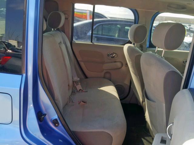 JN8AZ2KR0DT306139 - 2013 NISSAN CUBE S BLUE photo 6