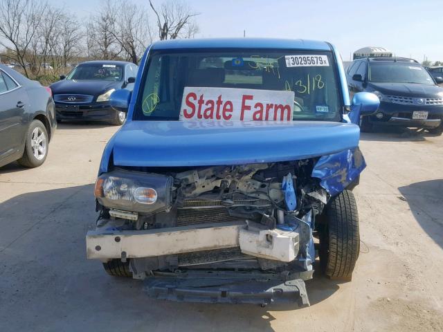 JN8AZ2KR0DT306139 - 2013 NISSAN CUBE S BLUE photo 9