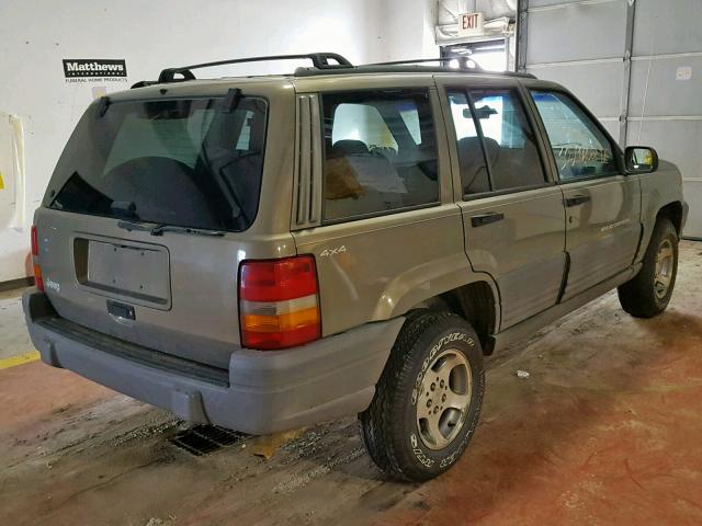 1J4GZ58S8WC347293 - 1998 JEEP GRAND CHER TAN photo 4