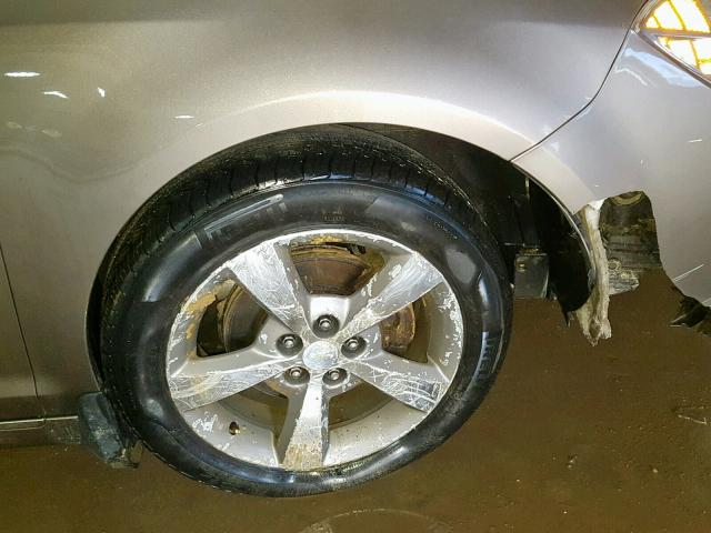 1G1ZC5E03CF181285 - 2012 CHEVROLET MALIBU 1LT ვერცხლისფერი ფოტო 9