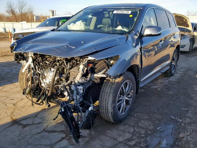 5N1DL0MNXKC534361 - 2019 INFINITI QX60 LUXE GRAY photo 2