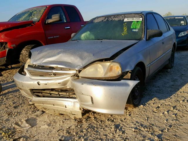 2HGEJ6611XH525873 - 1999 HONDA CIVIC BASE SILVER photo 2