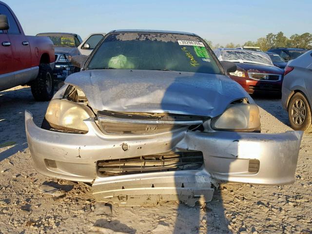 2HGEJ6611XH525873 - 1999 HONDA CIVIC BASE SILVER photo 9