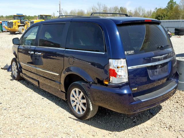 2C7WC1BGXFR535131 - 2015 CHRYSLER TOWN & COU BLUE photo 3