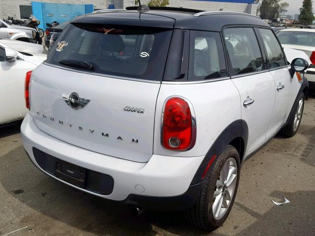 WMWZB3C57DWR35865 - 2013 MINI COOPER COU WHITE photo 4