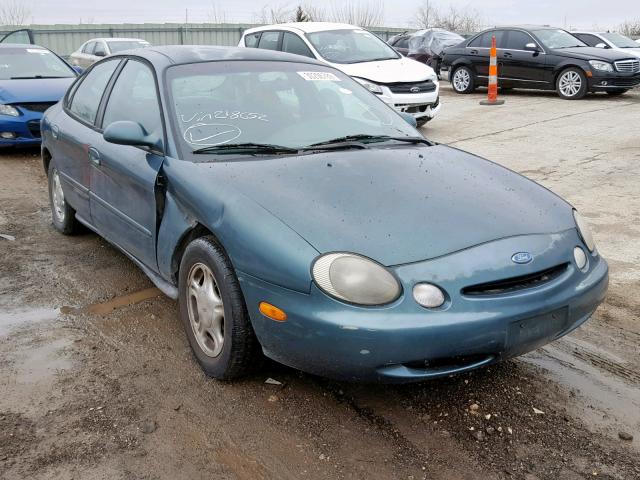 1FALP52UXVG218652 - 1997 FORD TAURUS GL GREEN photo 1