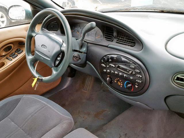 1FALP52UXVG218652 - 1997 FORD TAURUS GL GREEN photo 9