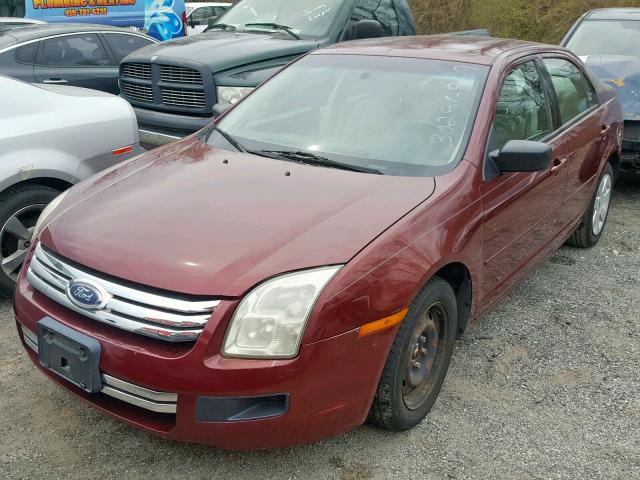 3FAFP06Z66R143917 - 2006 FORD FUSION S MAROON photo 2