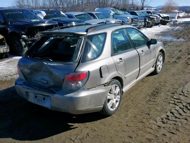 JF1GG68656H812853 - 2006 SUBARU IMPREZA OU GRAY photo 4