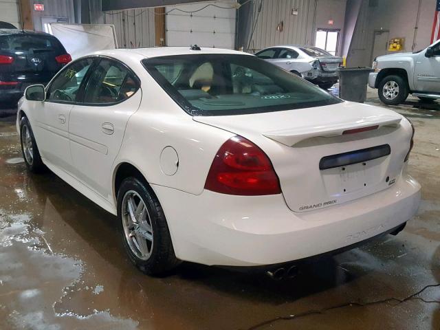 2G2WR524741321285 - 2004 PONTIAC GRAND PRIX WHITE photo 3