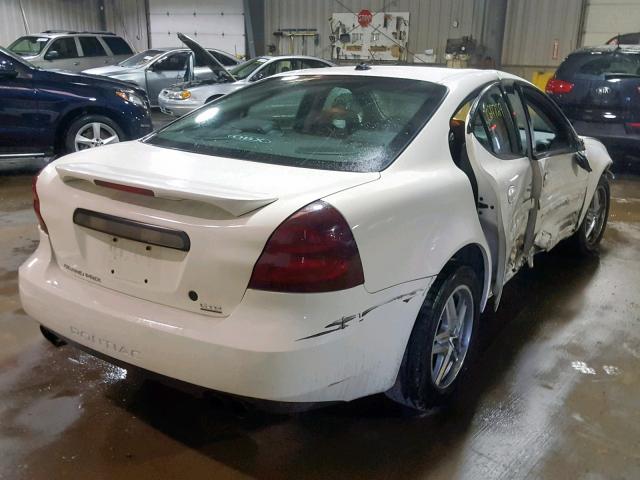 2G2WR524741321285 - 2004 PONTIAC GRAND PRIX WHITE photo 4