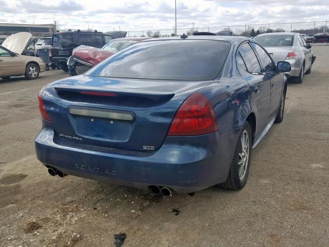 2G2WR524151179713 - 2005 PONTIAC GRAND PRIX BLUE photo 4