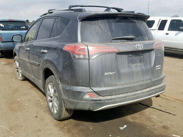 JTMDJREV6GD011014 - 2016 TOYOTA RAV4 HV LI GRAY photo 3