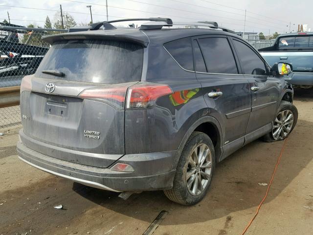 JTMDJREV6GD011014 - 2016 TOYOTA RAV4 HV LI GRAY photo 4