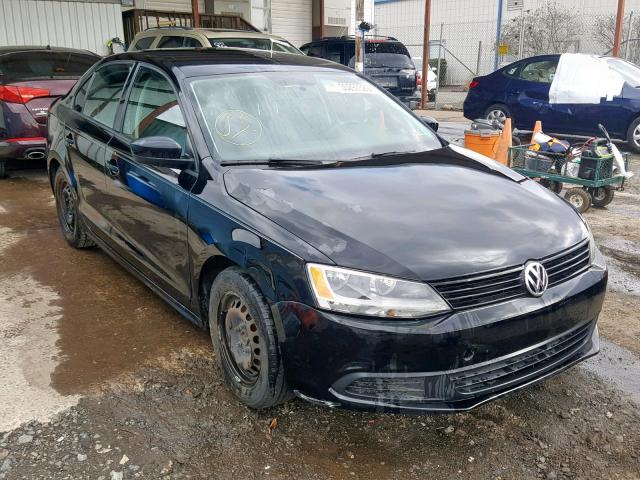 3VW2K7AJ8DM226838 - 2013 VOLKSWAGEN JETTA BASE BLACK photo 1