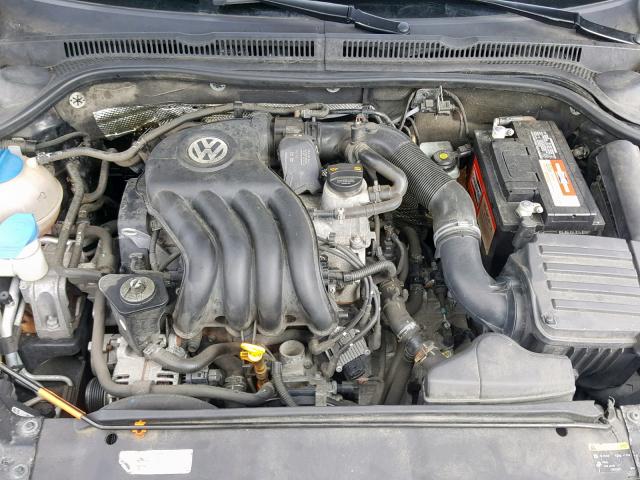 3VW2K7AJ8DM226838 - 2013 VOLKSWAGEN JETTA BASE BLACK photo 7