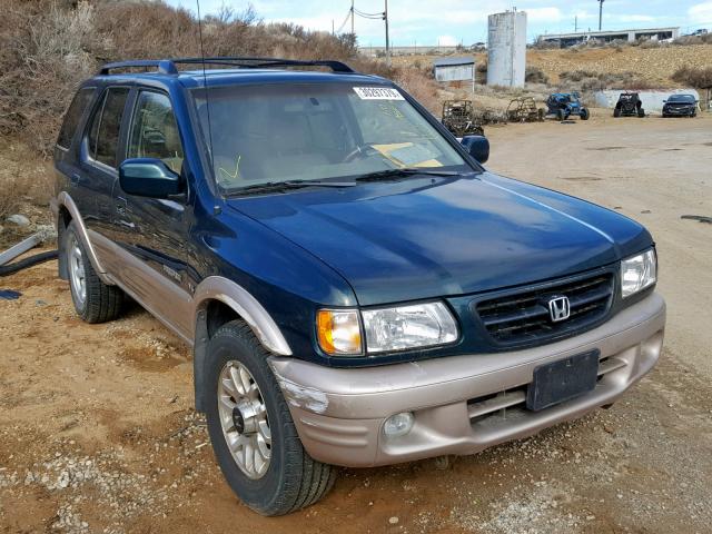 4S6DM58W1Y4419302 - 2000 HONDA PASSPORT E მწვანე ფოტო 1