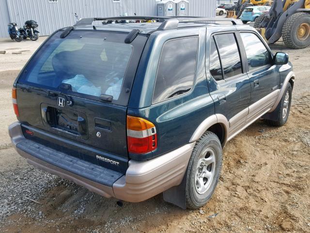 4S6DM58W1Y4419302 - 2000 HONDA PASSPORT E მწვანე ფოტო 4