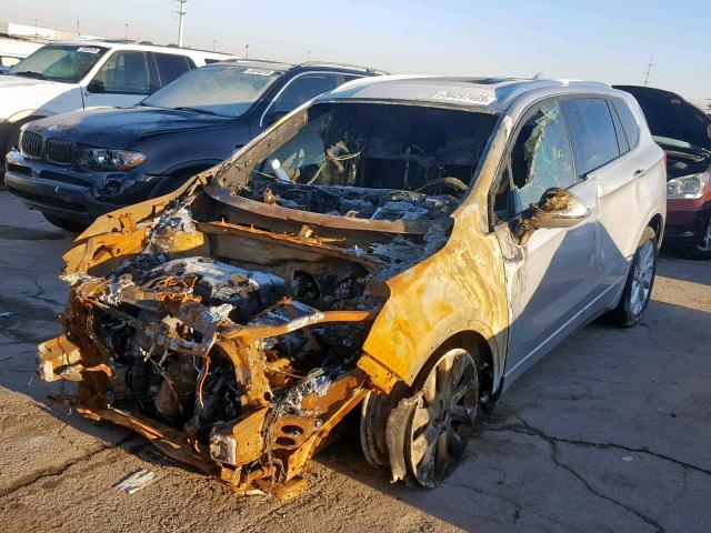 LRBFX4SX7JD001453 - 2018 BUICK ENVISION P BURN photo 2