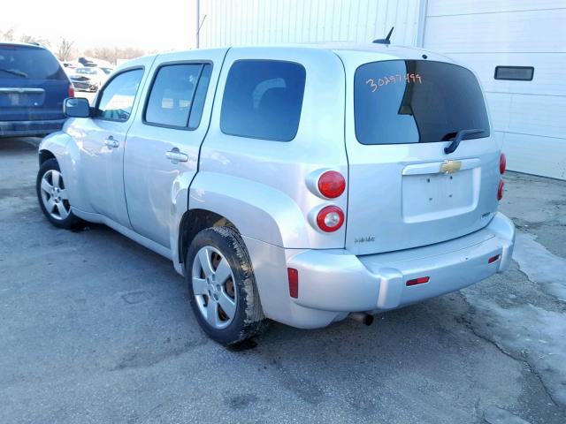3GNBAADB1AS614015 - 2010 CHEVROLET HHR LS Plata foto 3