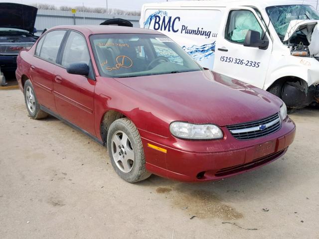 1G1ND52F14M549187 - 2004 CHEVROLET CLASSIC MAROON photo 1