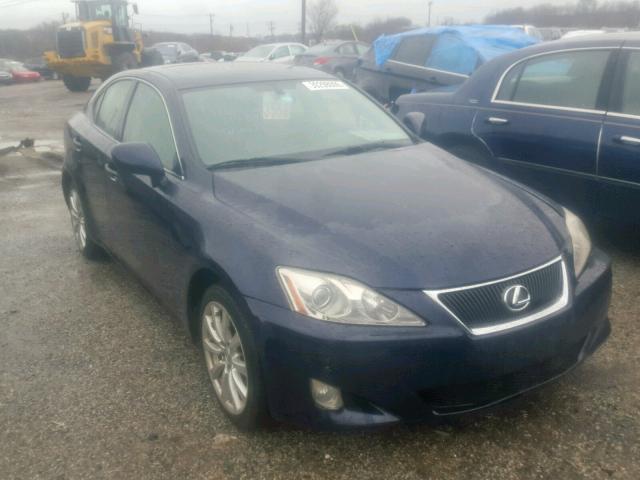 JTHCK262075012088 - 2007 LEXUS IS 250 BLUE photo 1