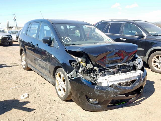 JM1CR29L880303437 - 2008 MAZDA 5 BLACK photo 1