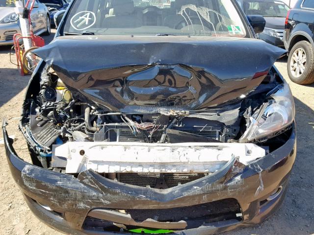 JM1CR29L880303437 - 2008 MAZDA 5 BLACK photo 9