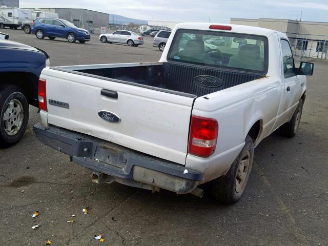 1FTYR10D89PA35486 - 2009 FORD RANGER WHITE photo 4