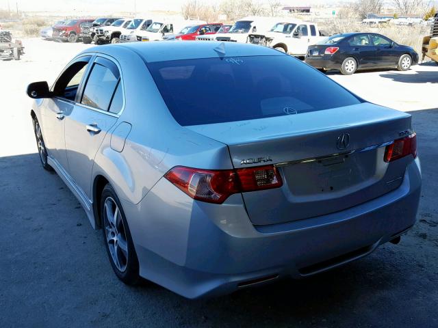 JH4CU2F8XCC014144 - 2012 ACURA TSX SE SILVER photo 3