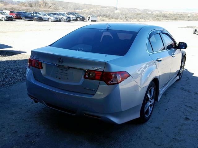 JH4CU2F8XCC014144 - 2012 ACURA TSX SE SILVER photo 4