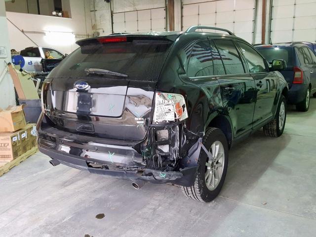 2FMDK48C69BA40463 - 2009 FORD EDGE SEL BLACK photo 4