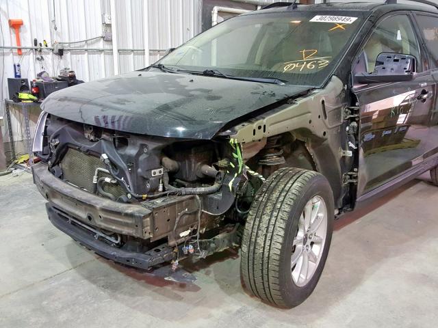 2FMDK48C69BA40463 - 2009 FORD EDGE SEL BLACK photo 9