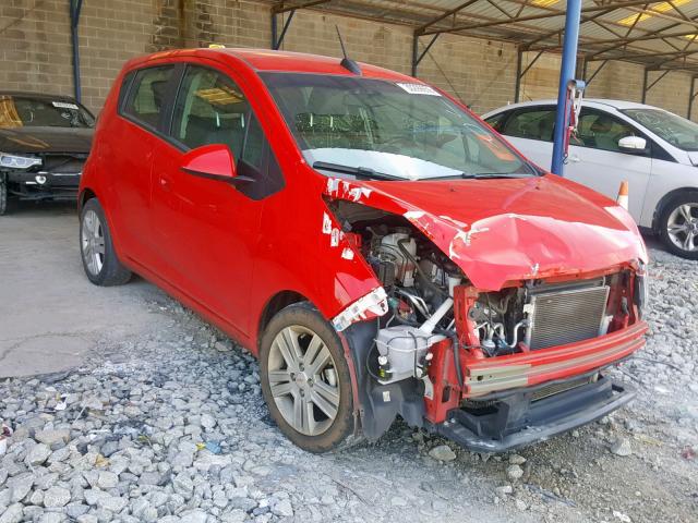 KL8CB6S97FC751490 - 2015 CHEVROLET SPARK LS RED photo 1