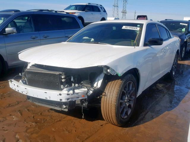 2C3CDXJG8JH115923 - 2018 DODGE CHARGER GT WHITE photo 2