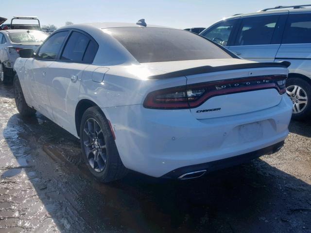 2C3CDXJG8JH115923 - 2018 DODGE CHARGER GT WHITE photo 3