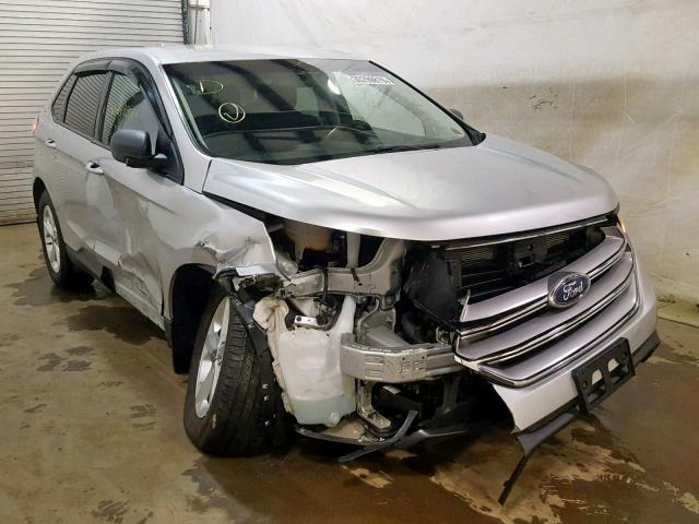 2FMPK4G94HBC57642 - 2017 FORD EDGE SE SILVER photo 1