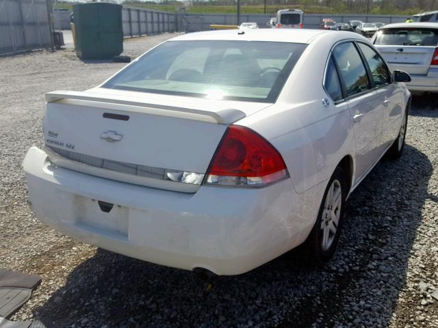 2G1WU581869264406 - 2006 CHEVROLET IMPALA LTZ WHITE photo 4