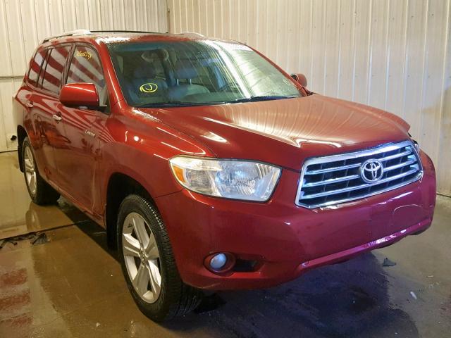 JTEES42A292115547 - 2009 TOYOTA HIGHLANDER MAROON photo 1