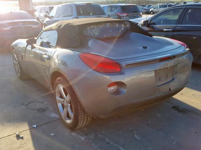 1G2MB35B87Y121673 - 2007 PONTIAC SOLSTICE GRAY photo 3