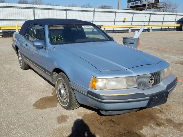 1MEBM6032HH643231 - 1987 MERCURY COUGAR LS BLUE photo 1